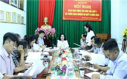 Ban Dân tộc tỉnh Đắk Lắk giao ban công tác dân tộc