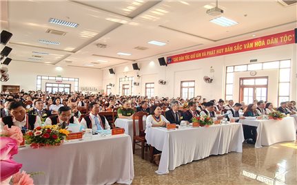 150 đại biểu tham dự Đại hội đại biểu các DTTS huyện Bắc Trà My (Quảng Nam)