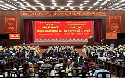Sóc Trăng: Họp mặt mừng tết Chôl Chnăm Thmây của đồng bào Khmer