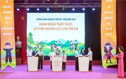 Nhiều địa phương phát động Tháng hành động vì trẻ em năm 2024