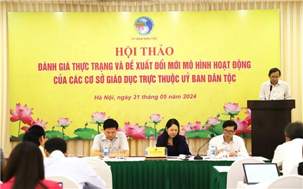 Đánh giá thực trạng và đề xuất đổi mới mô hình hoạt động của các cơ sở giáo dục trực thuộc Ủy ban Dân tộc