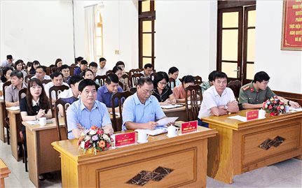 Lạng Sơn: Tổ chức hội nghị báo cáo viên tháng 6 năm 2024