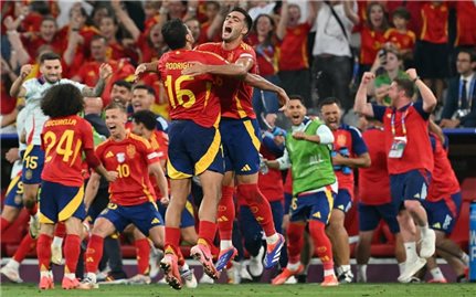 Euro 2024: Căng thẳng đến phút cuối cùng, Tây Ban Nha lội ngược dòng kịch tính trước Pháp trong trận bán kết