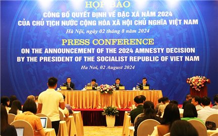 Công bố Quyết định đặc xá năm 2024 của Chủ tịch nước Cộng hòa xã hội chủ nghĩa Việt Nam