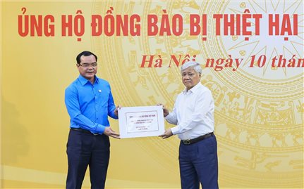 527,8 tỷ đồng ủng hộ cho các địa phương bị ảnh hưởng do cơn bão số 3