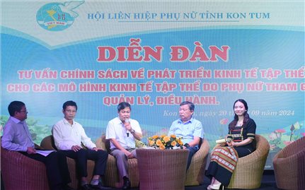 Kon Tum: Tổ chức Diễn đàn tư vấn, hỗ trợ phụ nữ phát triển kinh tế tập thể