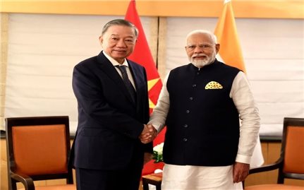 Tổng Bí thư, Chủ tịch nước Tô Lâm tiếp Thủ tướng Ấn Độ Narendra Modi