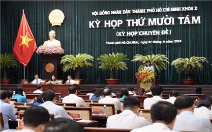 Kỳ họp thứ 18 Hội đồng Nhân dân TP. Hồ Chí Minh thông qua nhiều nghị quyết quan trọng