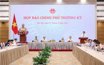 Họp báo Chính phủ thường kỳ tháng 8 năm 2024