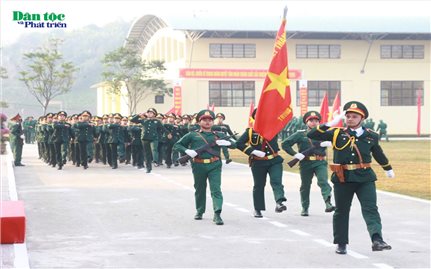 Lễ tiễn quân nhân hoàn thành nghĩa vụ quân sự và phát động đợt thi đua cao điểm tại Sư đoàn 316