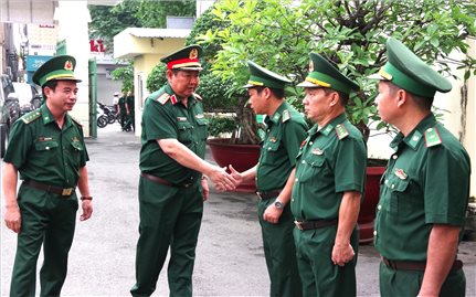 Bộ Quốc phòng kiểm tra công tác sẵn sàng chiến đấu tại Bộ đội Biên phòng TP. Hồ Chí Minh