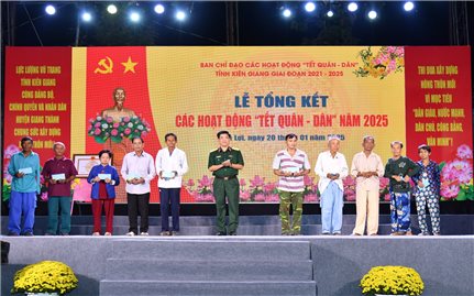 Kiên Giang: Huy động hơn 9 tỷ đồng thực hiện các hoạt động Tết Quân dân tại huyện biên giới