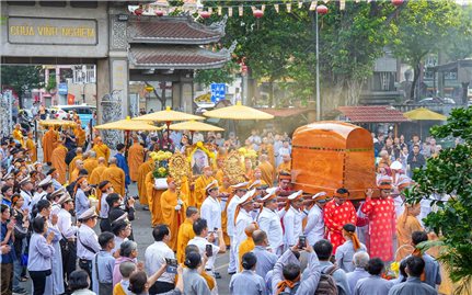 Trang nghiêm lễ truy niệm Trưởng lão Hòa thượng Thích Trí Tịnh
