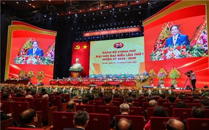 Đại hội Đảng bộ Chính phủ lần thứ I thành công rất tốt đẹp