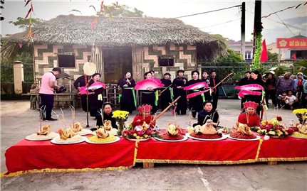Lần đầu tổ chức Ngày hội Văn hóa dân tộc Tày tại xã vùng cao Kỳ Thượng