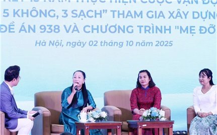 Xây dựng gia đình 5 không, 3 sạch” trở thành phong trào sâu rộng, đi vào từng mái ấm, từng thôn xóm
