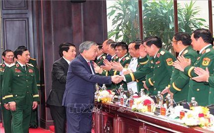 Tổng Bí thư và Chủ tịch nước dự phiên bế mạc Đại hội đại biểu Đảng bộ Quân đội lần thứ XII