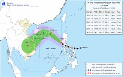 Bão số 12 sắp đổ bộ, miền Trung nguy cơ lũ vượt báo động 3