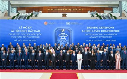 Chủ tịch nước Lương Cường chủ trì Lễ mở ký Công ước của Liên hợp quốc về chống tội phạm mạng