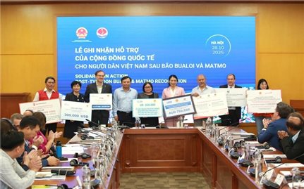 Quốc tế hỗ trợ người dân Việt Nam 9,7 triệu USD để khắc phục hậu quả sau bão Bualoi, Matmo
