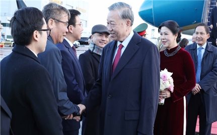 Tổng Bí thư Tô Lâm bắt đầu thăm chính thức Liên hiệp Vương quốc Anh và Bắc Ireland