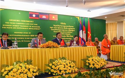 Tuyên bố chung Hội nghị Thượng đỉnh Phật giáo Việt Nam - Lào - Campuchia