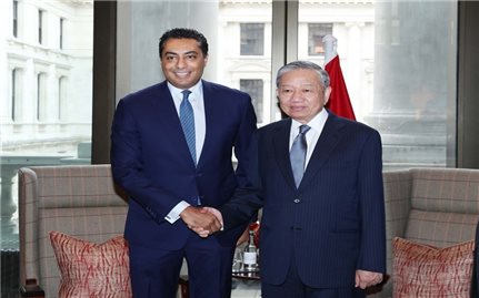 Tổng Bí thư Tô Lâm tiếp đại diện tập đoàn doanh nghiệp, tổ chức tài chính quốc tế