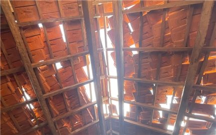 Quảng Ngãi: Động đất 4,9 độ, nhiều trường học ở xã Măng Bút bị nứt tường, gãy cấu trúc mái