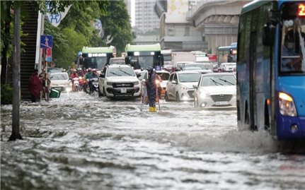 Hà Nội: Gần 80 tuyến phố có nguy cơ ngập úng trong ngày 7/10