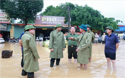 Thái Nguyên phát lời kêu gọi trong lũ lớn
