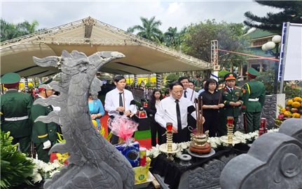 Gia Lai truy điệu, an táng 18 liệt sĩ hy sinh tại xã Ia Boòng