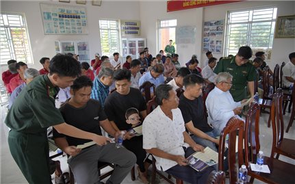 Bộ đội Biên phòng An Giang tuyên truyền phòng chống khai thác IUU