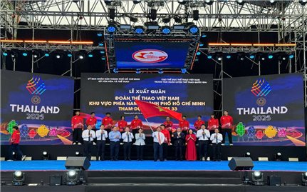 Đoàn Thể thao Việt Nam khu vực phía Nam xuất quân tham dự SEA Games 33