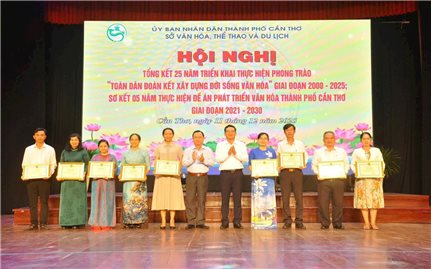 TP. Cần Thơ: Đưa văn hoá là mục tiêu, động lực phát triển bền vững