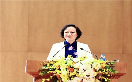 Phó Thủ tướng Phạm Thị Thanh Trà dự tổng kết nhiệm kỳ Quốc hội khóa XV của Đoàn ĐBQH tỉnh Lào Cai