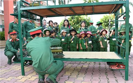 An Giang: Thắm đượm truyền thống, bồi đắp tình yêu “Bộ đội Cụ Hồ” cho thế hệ măng non