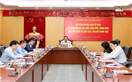 Rà soát công tác tổ chức Lễ tuyên dương HSSVTN DTTS xuất sắc, tiêu biểu năm 2025