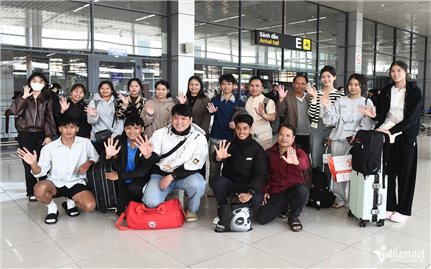 Học sinh, sinh viên, thanh niên DTTS đến Hà Nội, chuẩn bị dự Lễ Tuyên dương