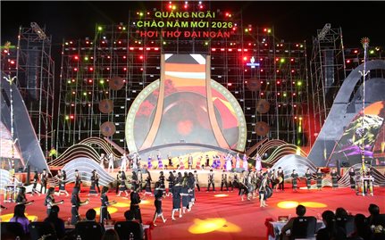 Quảng Ngãi lan tỏa niềm vui đón chào năm mới 2026