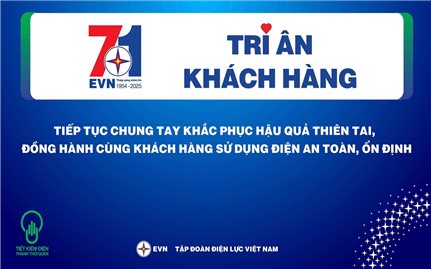 Tập đoàn Điện lực Việt Nam: Triển khai thực hiện chương trình Tháng tri ân khách hàng năm 2025