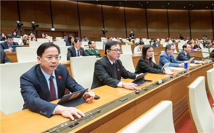 Quốc hội khóa XV thông qua Nghị quyết về chủ trương đầu tư Dự án đầu tư xây dựng tuyến đường sắt Lào Cai - Hà Nội - Hải Phòng