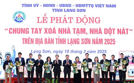 Lễ phát động “Chung tay xóa nhà tạm, nhà dột nát” trên địa bàn tỉnh Lạng Sơn năm 2025