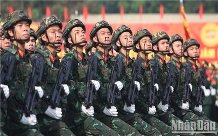 Tổng hợp luyện diễu binh Kỷ niệm 50 năm Ngày Giải phóng miền Nam, thống nhất đất nước