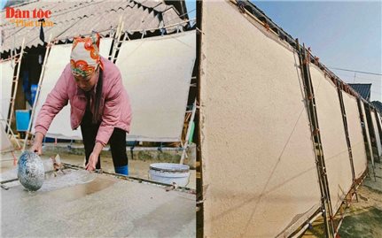 Nghề làm giấy giang truyền thống của người Mông