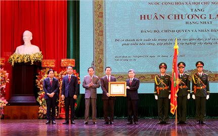 Vĩnh Long: Kỷ niệm 50 năm Ngày Giải phóng miền Nam, thống nhất đất nước, 50 năm Ngày Giải phóng tỉnh và đón nhận Huân chương Lao động hạng Nhất