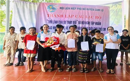 Dự án 8 góp phần đẩy lùi tảo hôn ở bản Chùa