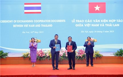 Việt Nam - Thái Lan trao nhiều văn kiện hợp tác quan trọng