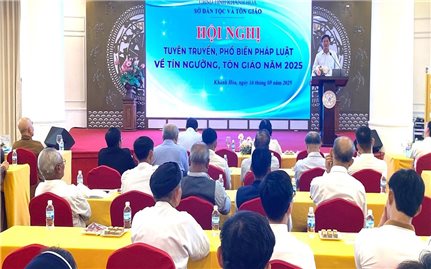 Khánh Hòa: Tuyên truyền, phổ biến pháp luật về tín ngưỡng, tôn giáo năm 2025