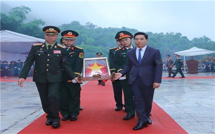 Thanh Hóa: Truy điệu, an táng hài cốt Liệt sĩ quân tình nguyện và chuyên gia Việt Nam hy sinh tại Lào