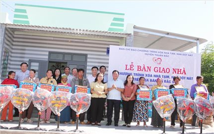 Ninh Thuận: Bàn giao nhà ở cho đồng bào DTTS xã Bắc Sơn